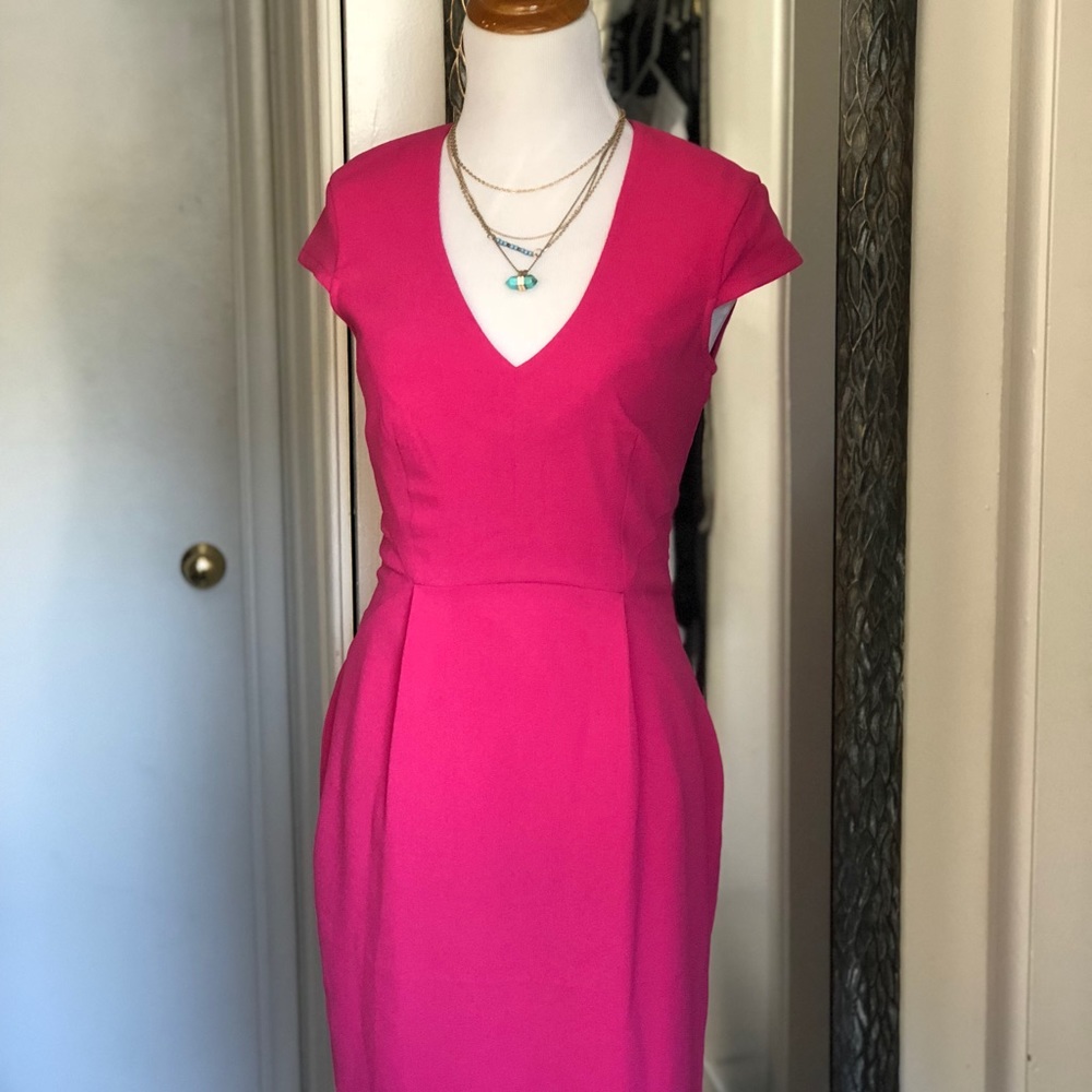 H&M Fuschia Sheath Dress